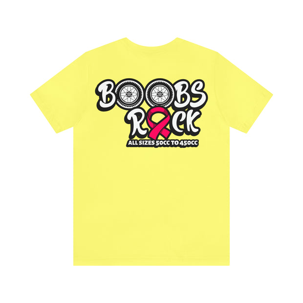 Boobs Rock Adult - Unisex Jersey Short Sleeve Tee