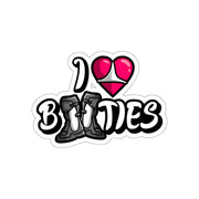 I Heart Booties - Die-Cut Stickers