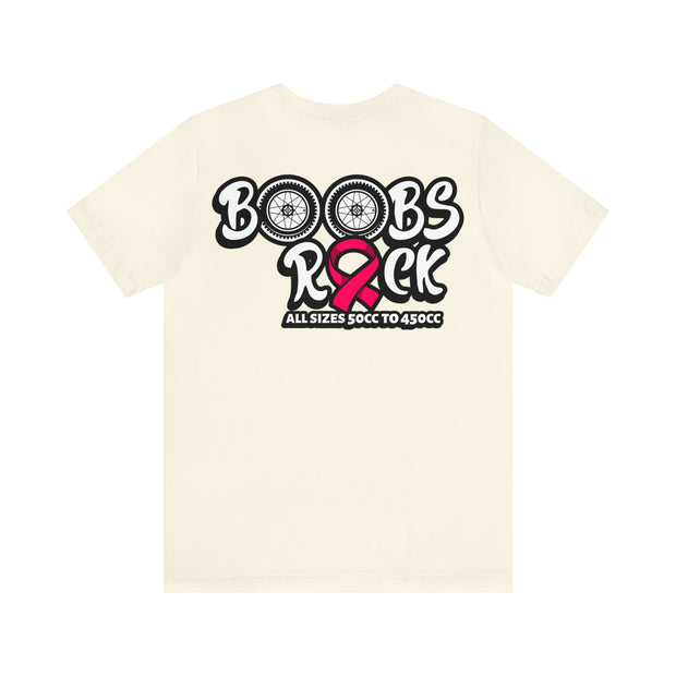 Boobs Rock Adult - Unisex Jersey Short Sleeve Tee