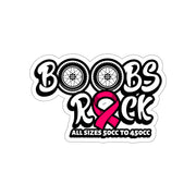 Boobs Rock - Die-Cut Stickers