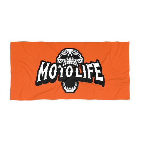 Beach Towel - Moto Life Orange