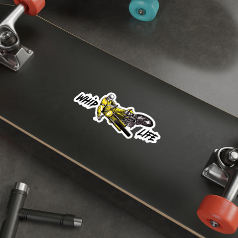 Whip Life Yellow - Die-Cut Stickers
