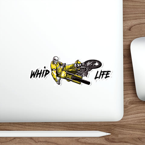 Whip Life Yellow - Die-Cut Stickers