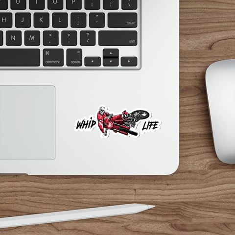 Whip Life Red - Die-Cut Stickers