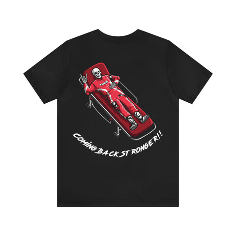 Coming Back Stronger Red - Unisex Jersey Short Sleeve Tee