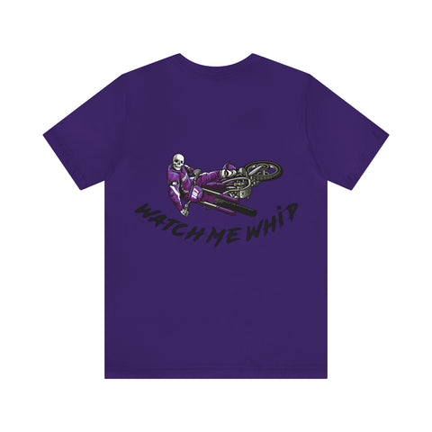 Watch Me Whip Purple - Unisex Jersey Short Sleeve Tee