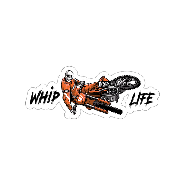 Whip Life Orange - Die-Cut Stickers